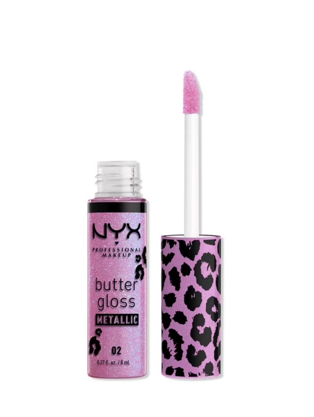 NYX Professional Makeup Butter Gloss Metallic Lip Gloss Shade: Violet Vixen 🆕